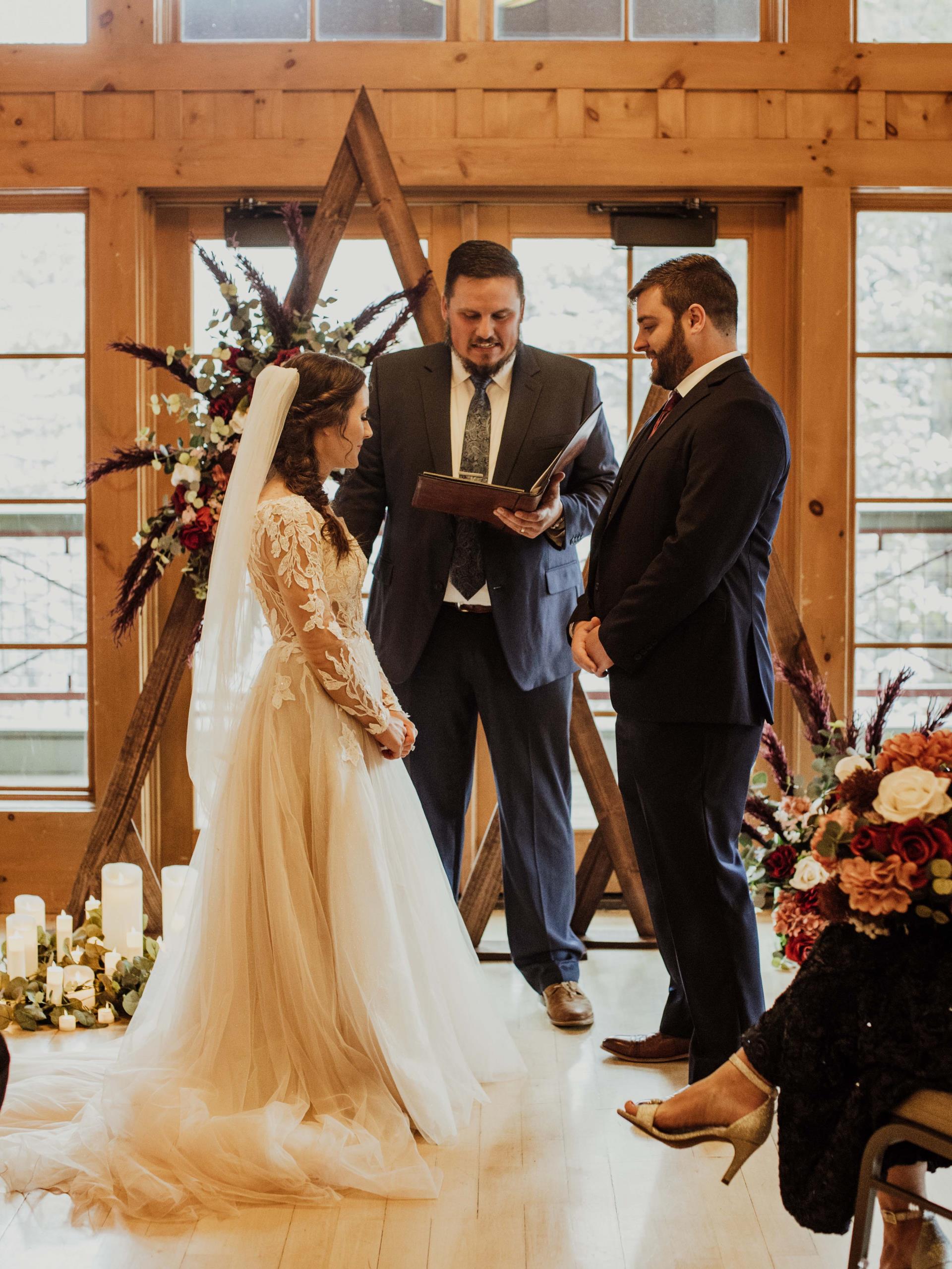 Indoor Ceremony at the Silverthorne Pavilion